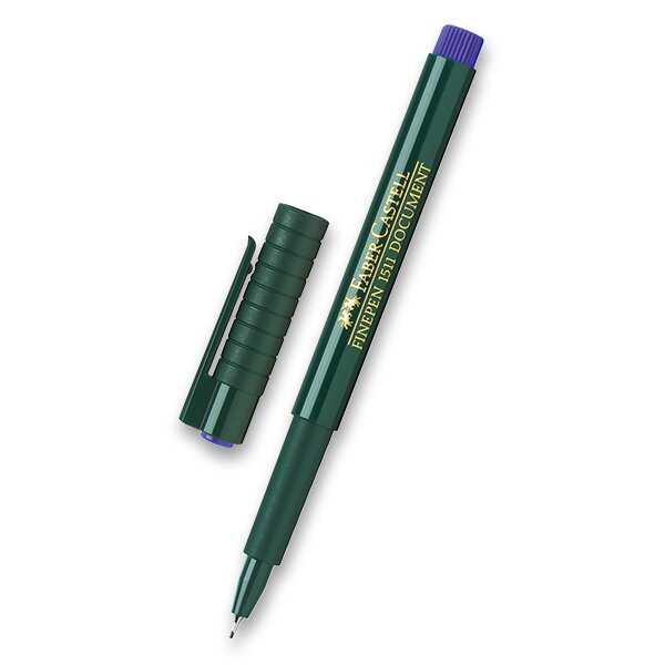Popisovač Faber-Castell Finepen 1511, 0,4 mm modrý