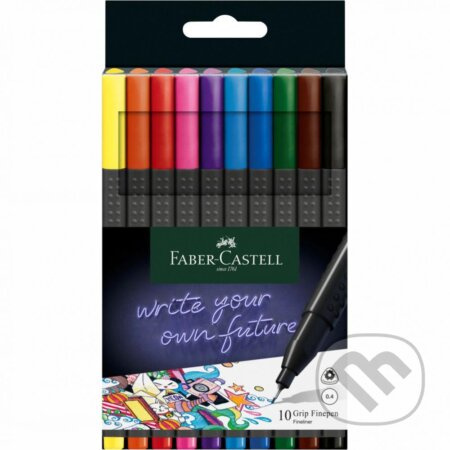 Popisovač Faber Castell GRIP 0.4mm 10ks Faber-Castell