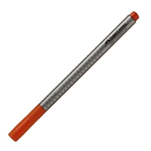 Popisovač Faber Castell Grip 0 4mm oranžová Faber-Castell