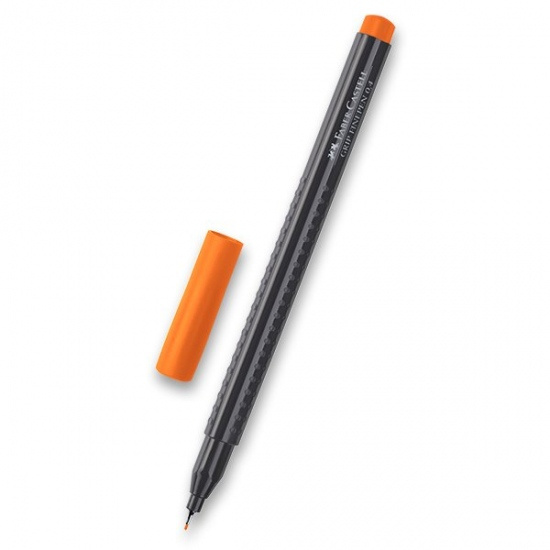 Popisovač Faber Castell Grip 0 4mm oranžová Faber-Castell