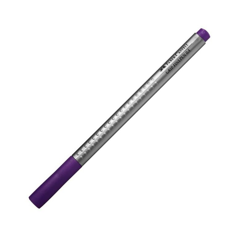 Popisovač Faber Castell Grip 0 4mm fialová Faber-Castell