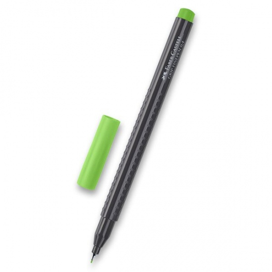Fineliner Faber-Castell Grip 1516 - barevné trávníková zelená Faber-Castell