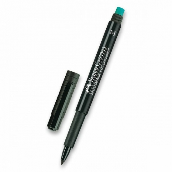 Permanentní popisovač Faber-Castell 1525 M černý Faber-Castell