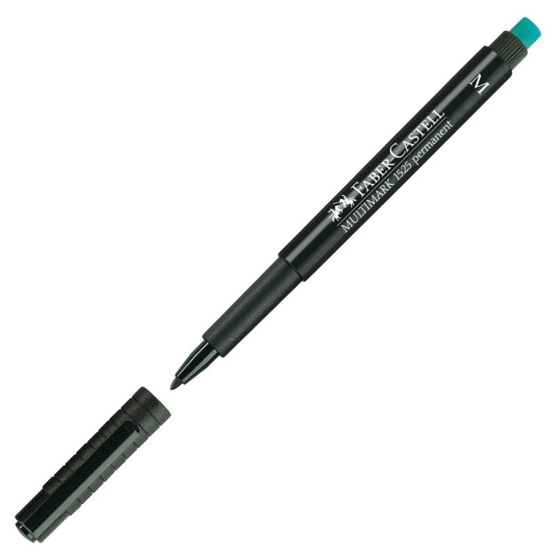 Permanentní popisovač Faber-Castell 1525 M černý Faber-Castell