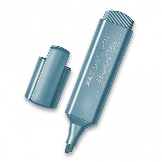Zvýrazňovač Textliner 46 Metallic modrá Faber-Castell