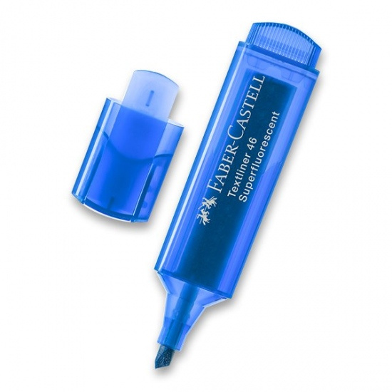 Zvýrazňovač Faber Castell Textliner 1546 modrý Faber-Castell