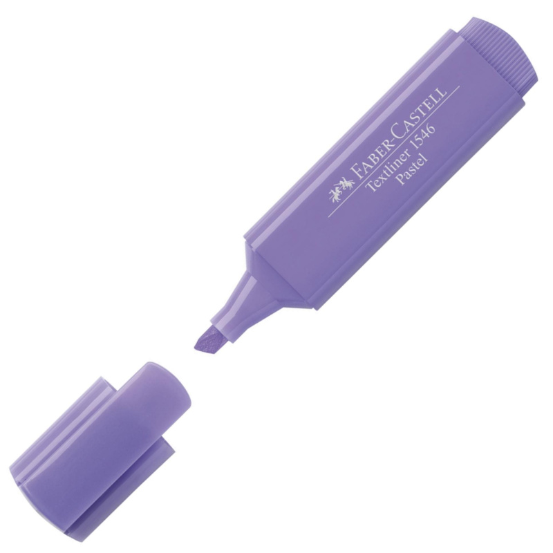 Zvýrazňovač Faber Castell Textliner 1546 pastelové barvy fialková  Faber-Castell