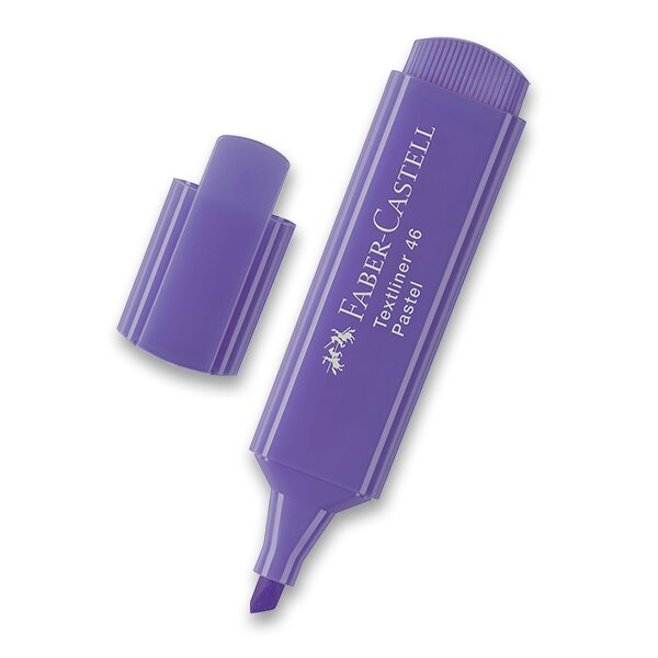 Zvýrazňovač Faber Castell Textliner 1546 pastelové barvy fialková  Faber-Castell