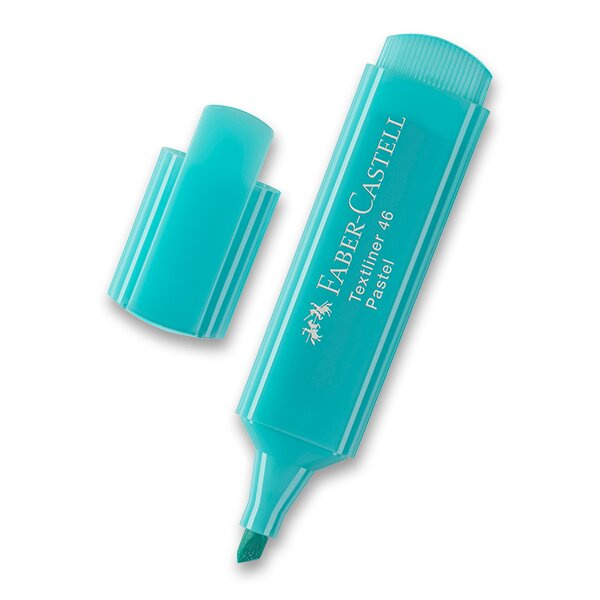 Zvýrazňovač Faber Castell Textliner 1546 pastelové barvy tyrkysová  Faber-Castell