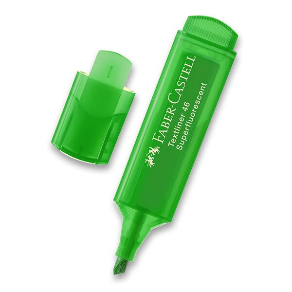 Zvýrazňovač Faber Castell Textliner 1546 zelený Faber-Castell