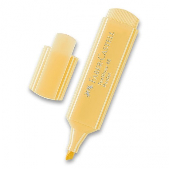 Zvýrazňovač Faber Castell Textliner 1546 pastelové barvy vanilka Faber-Castell