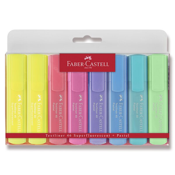 Faber-Castell Zvýrazňovače Textliner 8ks