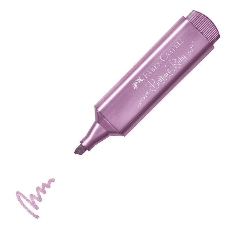Zvýrazňovač Faber Castell Textliner 46 metalický fialový Faber-Castell