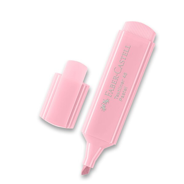 Zvýrazňovač Faber-Castell Textliner 1546 Pastel výběr barev sv. růžová Faber-Castell