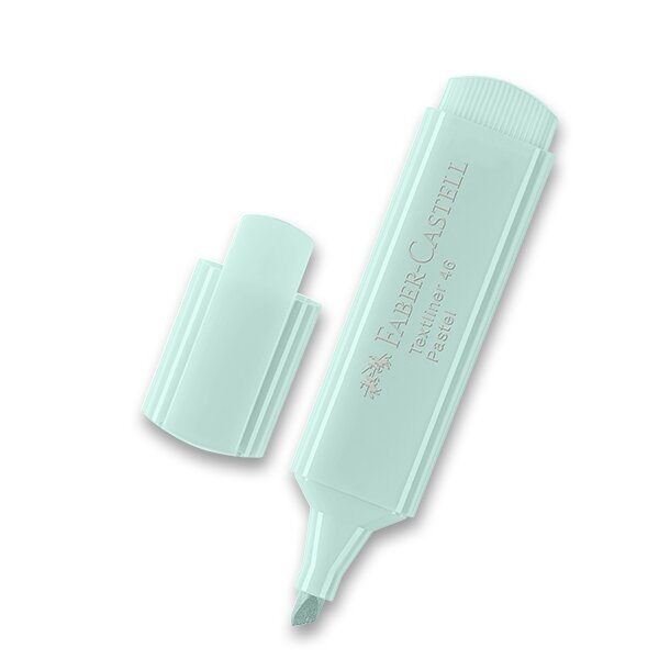 Zvýrazňovač Faber-Castell Textliner 1546 Pastel výběr barev sv. zelená Faber-Castell