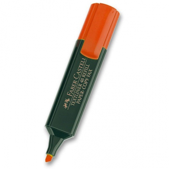 Zvýrazňovač Faber Castell Textliner 1548 - červený Faber-Castell