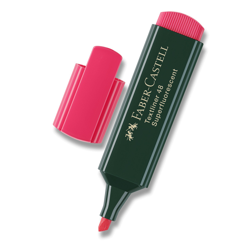 Zvýrazňovač Faber Castell Textliner 1548 - červený Faber-Castell