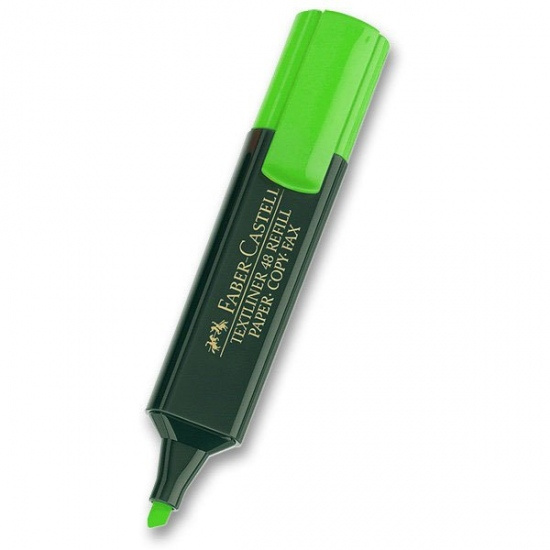 Zvýrazňovač Faber Castell Textliner 1548 - zelený Faber-Castell