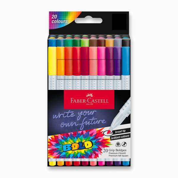 Fixy Faber-Castell Grip Boldpen - 20 ks Faber-Castell