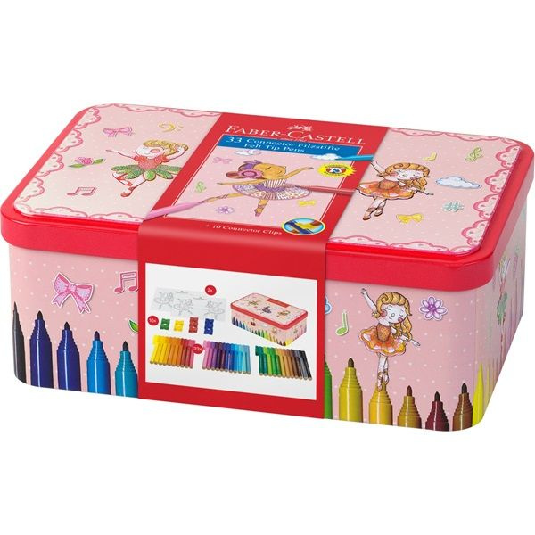 Fixy Faber Castell Connector Balerínka 33ks a přísluš. Faber-Castell