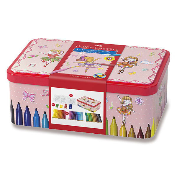Fixy Faber Castell Connector Balerínka 33ks a přísluš. Faber-Castell