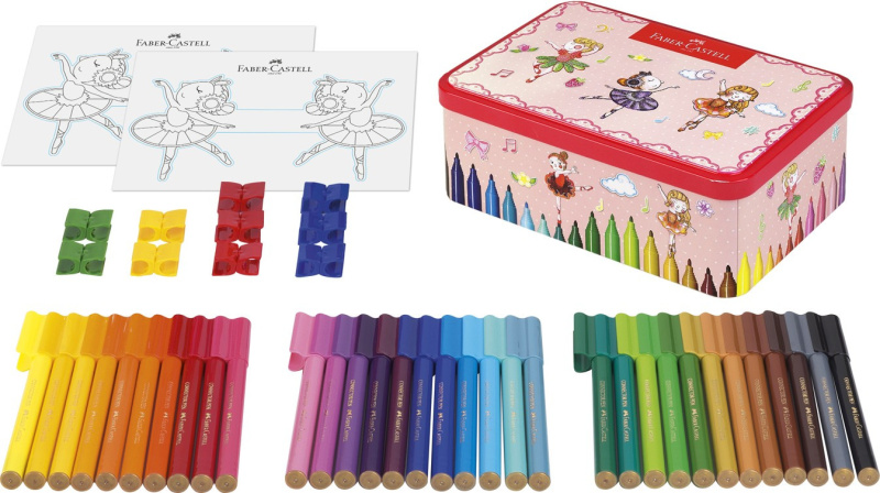 Fixy Faber Castell Connector Balerínka 33ks a přísluš. Faber-Castell
