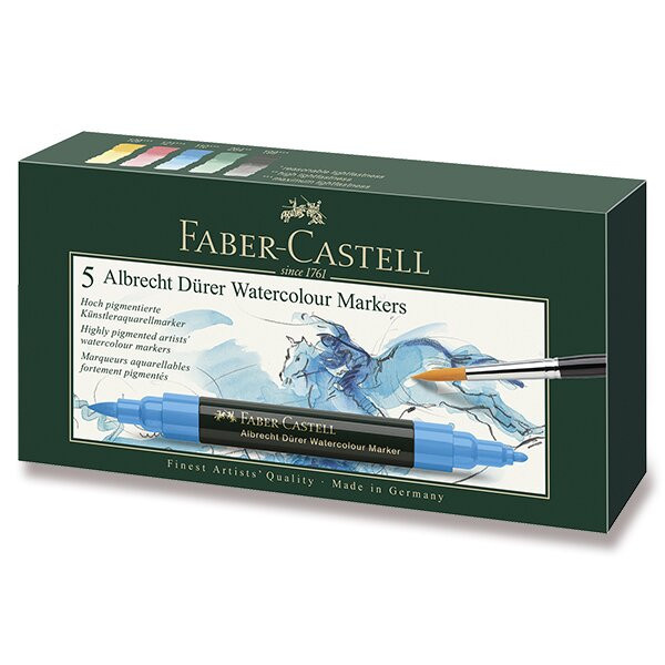 Popisovače Faber Castell Albrecht Dürer Akvarel sada 5 ks Faber-Castell