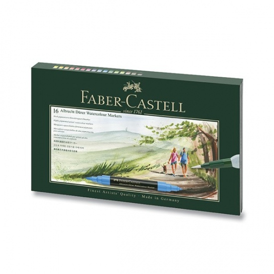 Popisovače Faber Castell Albrecht Dürer Akvar dárk.sada 16ks Faber-Castell
