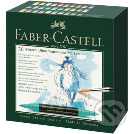 Akvarelové popisovače Faber-Castell Albrecht Dürer 30 barev
