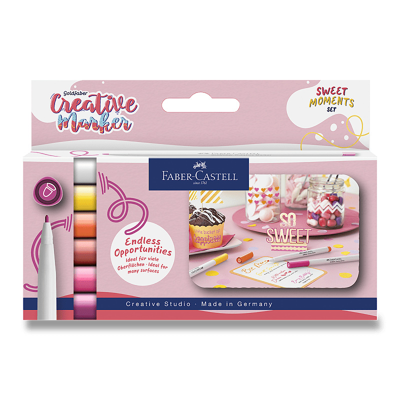 Popisovače Faber-Castell Creative Sweet - 6 ks