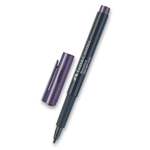Popisovač metalický tmavě fialová Faber-Castell