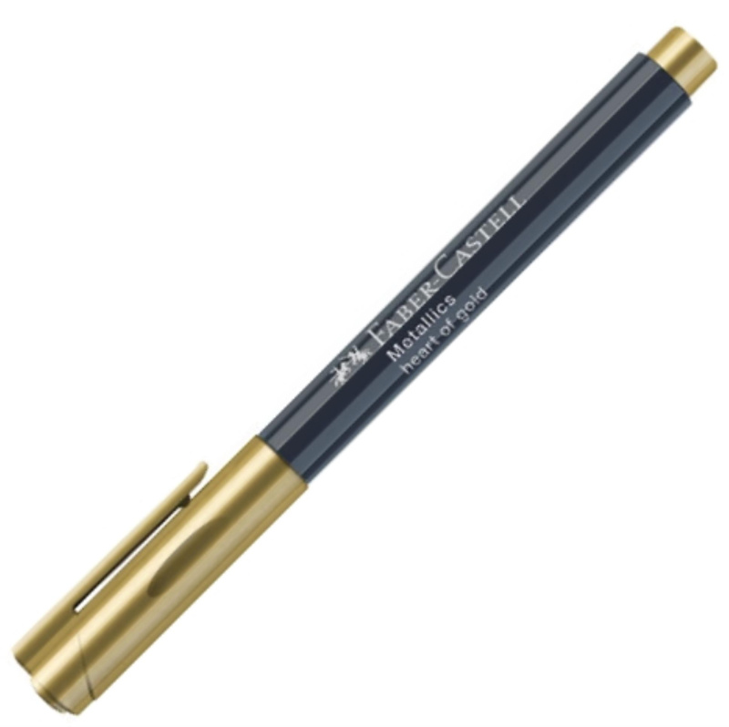 Popisovač Faber Castell metalický col. 250 zlatá Faber-Castell