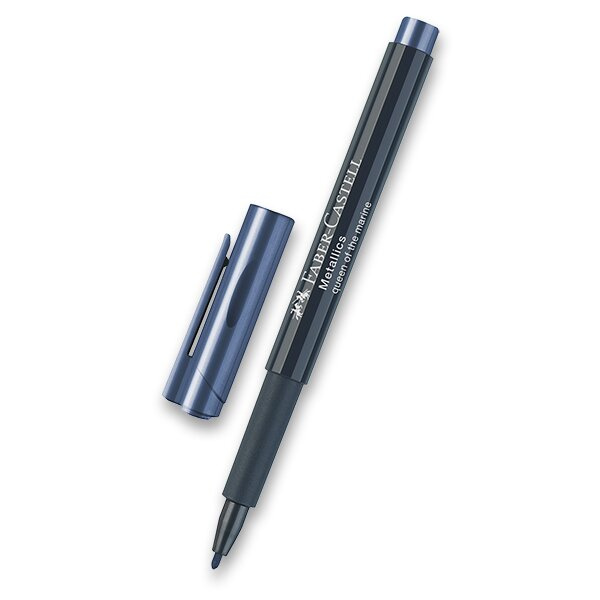 Popisovač metalický tmavě modrá Faber-Castell