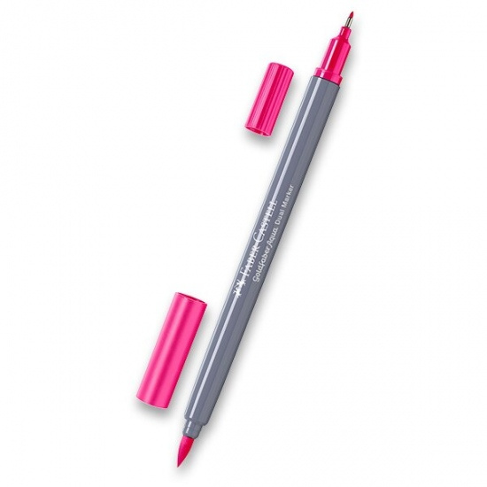 Popisovač Faber-Castell Goldfaber Aqua Dual Marker růžový, barva 229 Faber-Castell