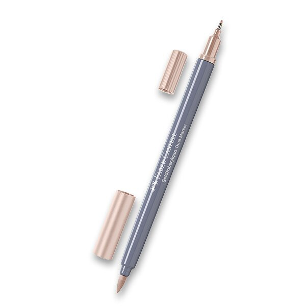 Popisovač Faber-Castell Goldfaber Aqua Dual Marker výběr barev meruňková, 116 Faber-Castell