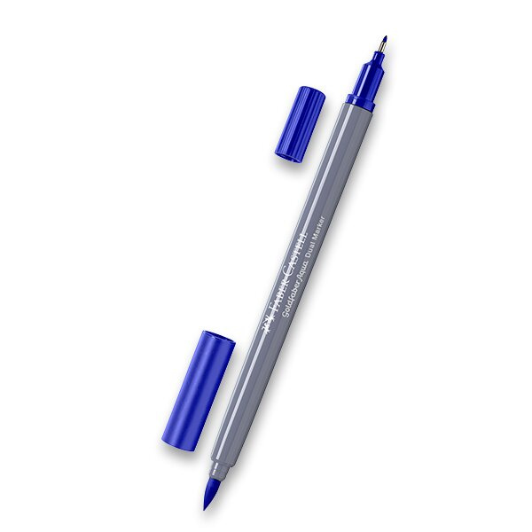 Popisovač Faber-Castell Goldfaber Aqua Dual Marker výběr barev modrofialová, 137 Faber-Castell