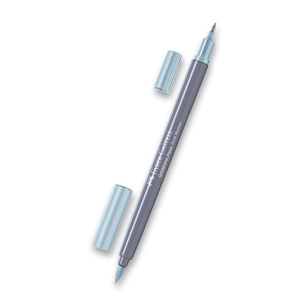 Popisovač Faber-Castell Goldfaber Aqua Dual Marker výběr barev svěle modrá, 164 Faber-Castell