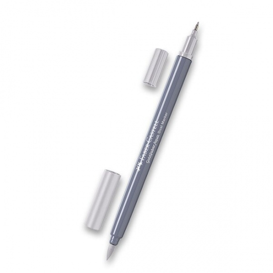Popisovač Faber-Castell Goldfaber Aqua Dual Marker výběr barev sv. šedá, 277 Faber-Castell