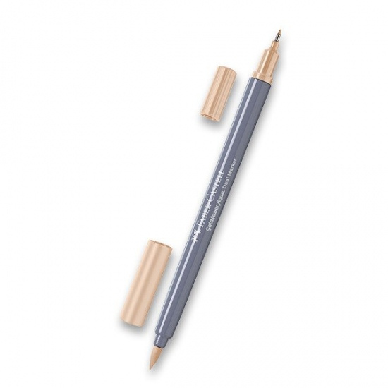 Popisovač Faber-Castell Goldfaber Aqua Dual Marker výběr barev písková, 281 Faber-Castell