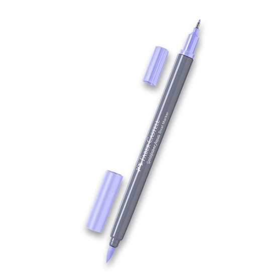 Popisovač Faber-Castell Goldfaber Aqua Dual Marker výběr barev světle levandulová, 196 Faber-Castell