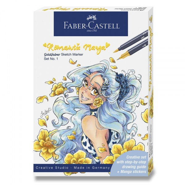 Popisovače Faber-Castell Goldfaber Creative Romantic Manga