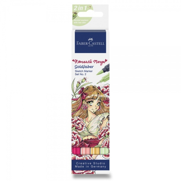 Popisovače Faber-Castell Goldfaber Creative Romantic Manga No. 2