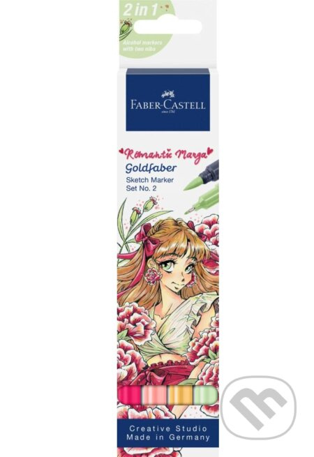 Popisovače Faber-Castell Goldfaber Creative Romantic Manga No. 2