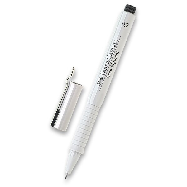 Popisovač Faber-Castell Ecco Pigment - černý 0,7 mm