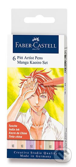 Popisovač Faber Castell Pitt Artist Pen Manga Kaoiro 2 6ks Faber-Castell