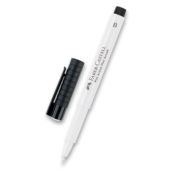 Popisovač Faber-Castell Pitt Artist Pen Brush 101, white