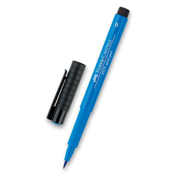 Popisovač Faber-Castell Pitt Artist Pen Brush 110, phthalo blue