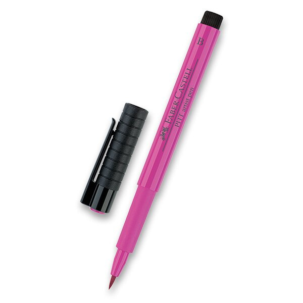 Popisovač Faber-Castell Pitt Artist Pen Brush 125, middle purple pink