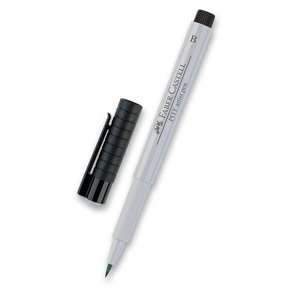 Popisovač Faber-Castell Pitt Artist Pen Brush - černé a šedé 230, cold grey I