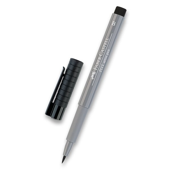 Popisovač Faber-Castell Pitt Artist Pen Brush - černé a šedé 232, cold grey III